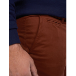 Pantalon Chino Grande Taille Bordeaux Capel