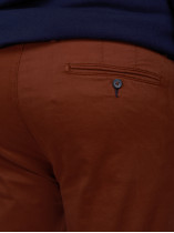 Pantalon Chino Grande Taille Bordeaux Capel