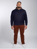 Pantalon Chino Grande Taille Bordeaux Capel