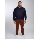Pantalon Chino Grande Taille Bordeaux Capel