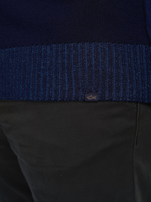 Pull Camionneur Marine Paul & Shark Grande Taille