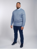 Pull Col Rond Maille Tommy Hilfiger Ciel Grande Taille