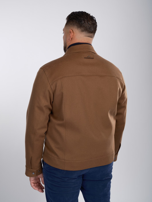 Blouson Cachemire Camel Paul & Shark Grande Taille