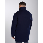 Manteau en cachemire bleu marine grande taille Paul & Shark