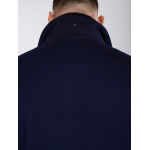 Manteau en cachemire bleu marine grande taille Paul & Shark