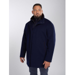 Manteau en cachemire bleu marine grande taille Paul & Shark