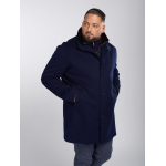 Manteau en cachemire bleu marine grande taille Paul & Shark