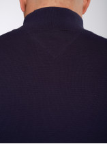 Cardigan Zippe Tommy Hilfiger Grande Taille marine homme grande taille - Capelstore