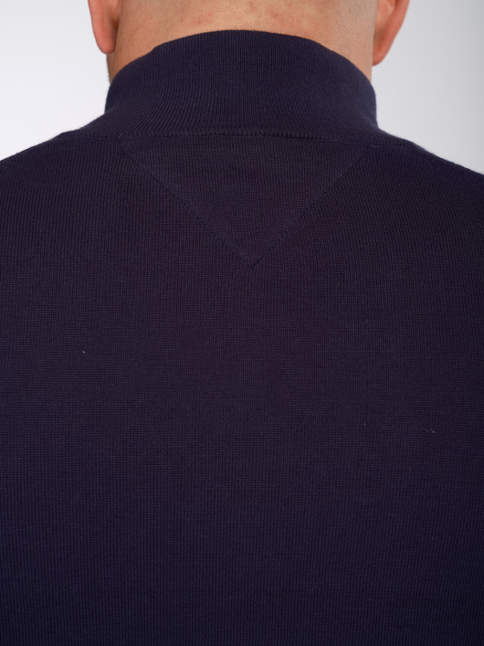 Cardigan Zippe Tommy Hilfiger Grande Taille marine homme grande taille - Capelstore