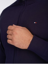 Cardigan Zippe Tommy Hilfiger Grande Taille marine homme grande taille - Capelstore