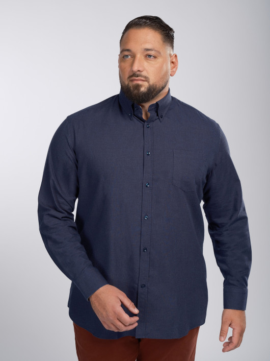 Chemise Flanelle Grande Taille Marine