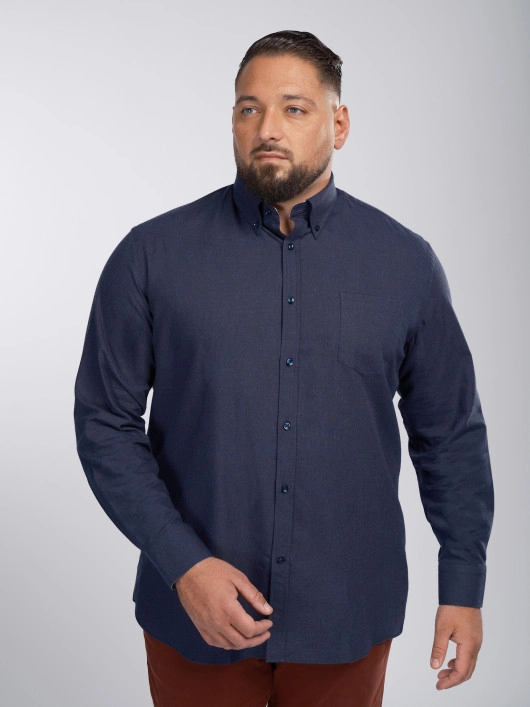 Chemise Flanelle Paul & Shark Grande Taille Marine
