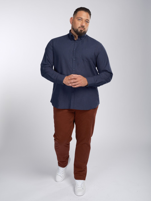 Chemise Flanelle Grande Taille Marine