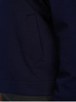 Blouson Cachemire Grande Taille Bleu Marine