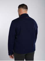 Blouson Cachemire Grande Taille Bleu Marine