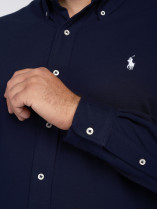 Chemise Maille Grande Taille Marine