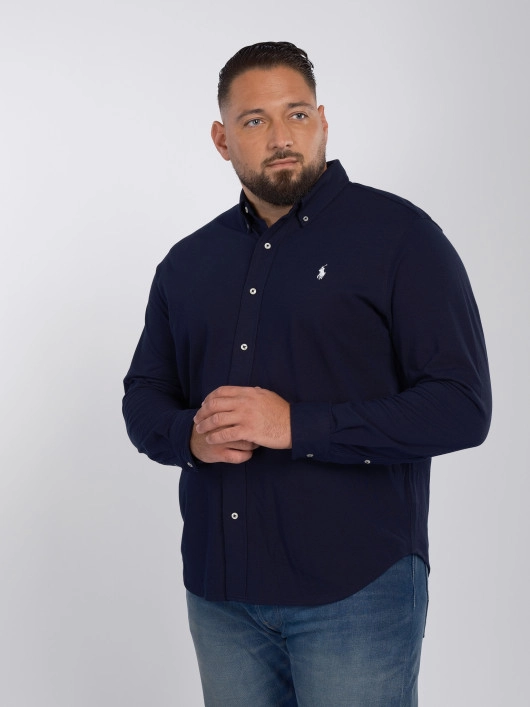 Chemise Maille Grande Taille Marine