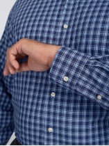 Chemise Grande Taille A Carreaux Marine Ralph Lauren