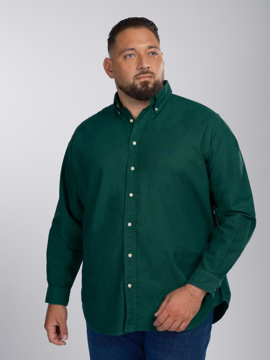 Chemise Oxford Verte Grande Taille