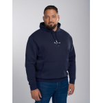 Sweat A Capuche Bleu Marine Grande Taille