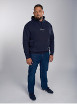Sweat A Capuche Bleu Marine Grande Taille