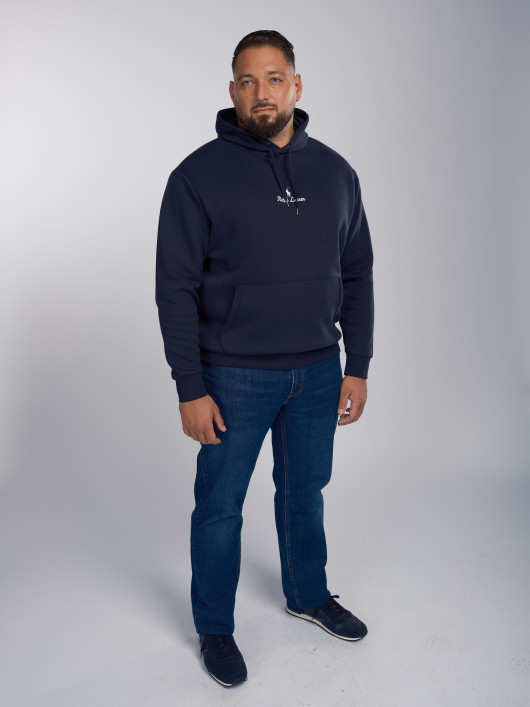 Sweat A Capuche Bleu Marine Grande Taille