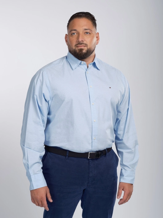 Chemise Popeline Imprimé Tommy Hilfiger Grande Taille