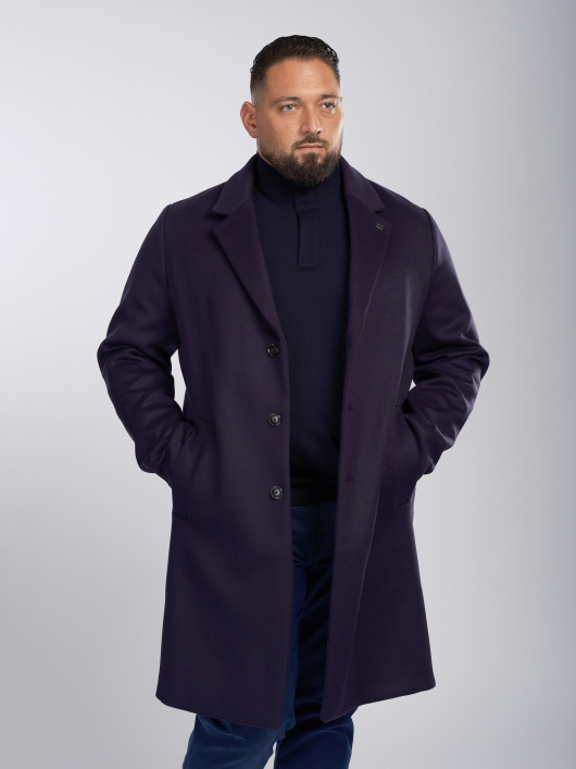 Manteau Oversize Grande Taille Marine