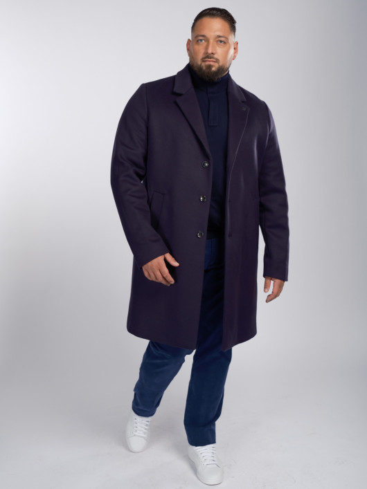 Manteau Oversize Grande Taille Marine
