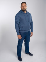 Sweatshirt A Capuche Bleu Grande Taille