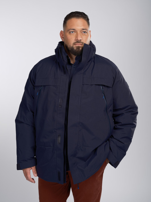Parka Courte Grande Taille Noir