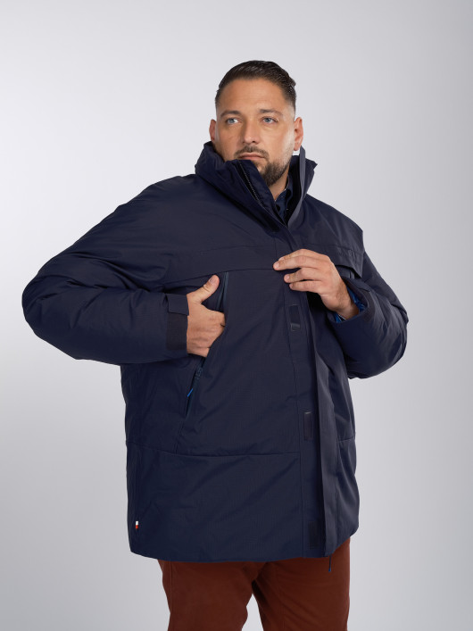 Parka Courte Grande Taille Noir