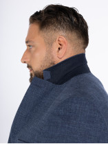 Veste Armurée Grande Taille Bleu Foncé - Capelstore