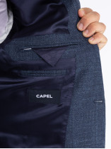 Veste Armurée Grande Taille Bleu Foncé - Capelstore