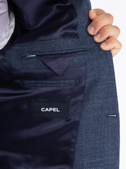 Veste Armurée Grande Taille Bleu Foncé - Capelstore