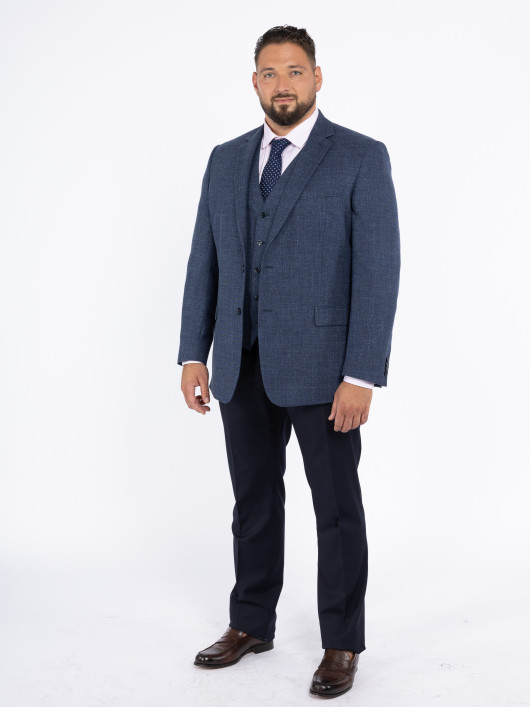 Veste Armurée Grande Taille Bleu Foncé - Capelstore