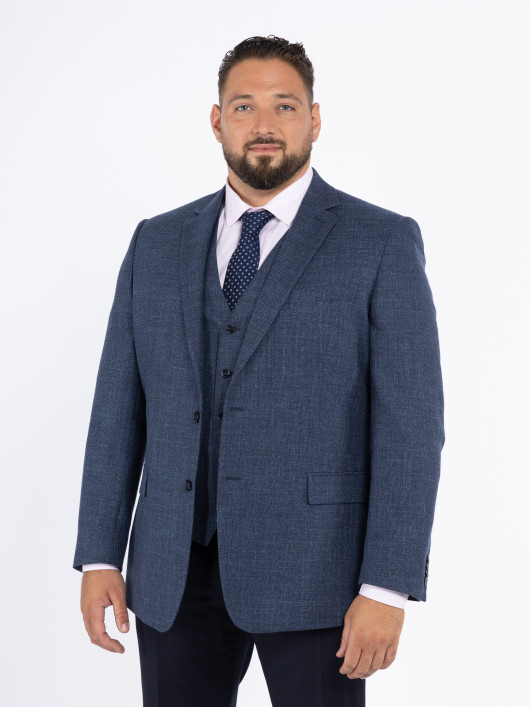 Veste Armurée Grande Taille Bleu Foncé - Capelstore