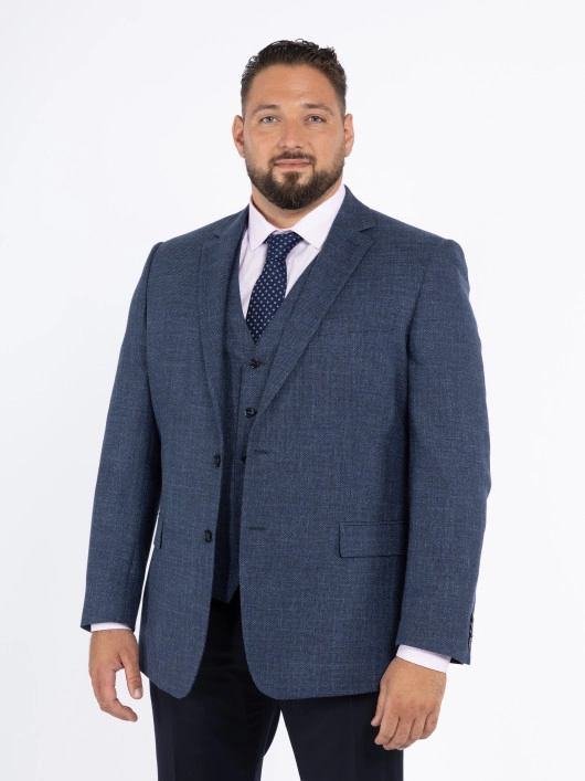 Veste Armurée Grande Taille Bleu Foncé - Capelstore