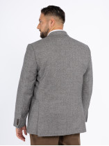 Veste Grande Taille  Marron à Chevrons - Capelstore