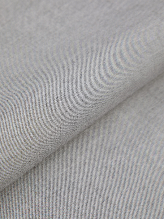 Chemise Unie Grande Taille Gris