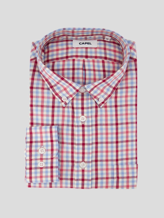 Chemise Flanelle A Carreaux Grande Taille Rose