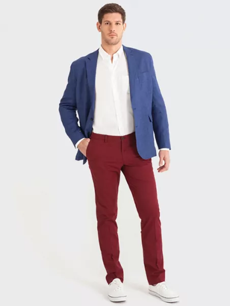 Pantalon Bordeaux Capel Paris Grandes Tailles