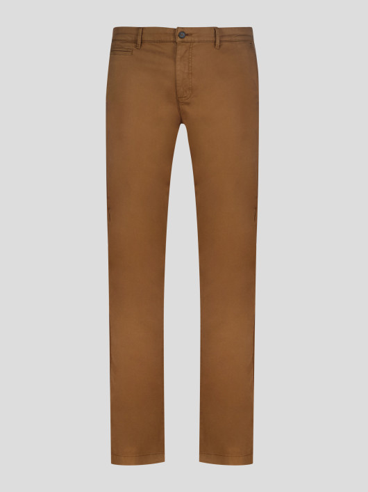 Pantalon Chino Marron Grande Taille