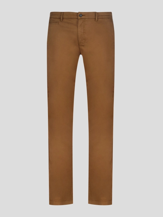 Pantalon Chino Marron Grande Taille