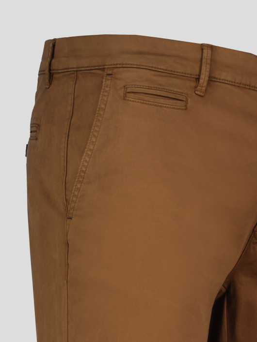 Pantalon Chino Marron Grande Taille