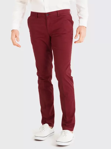 Pantalon Bordeaux Capel Paris Grandes Tailles