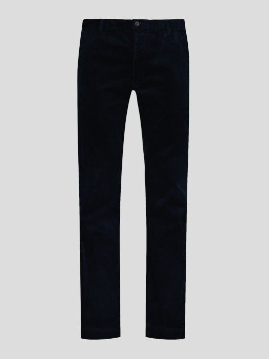 Pantalon Chino Velours Grande Taille Marine
