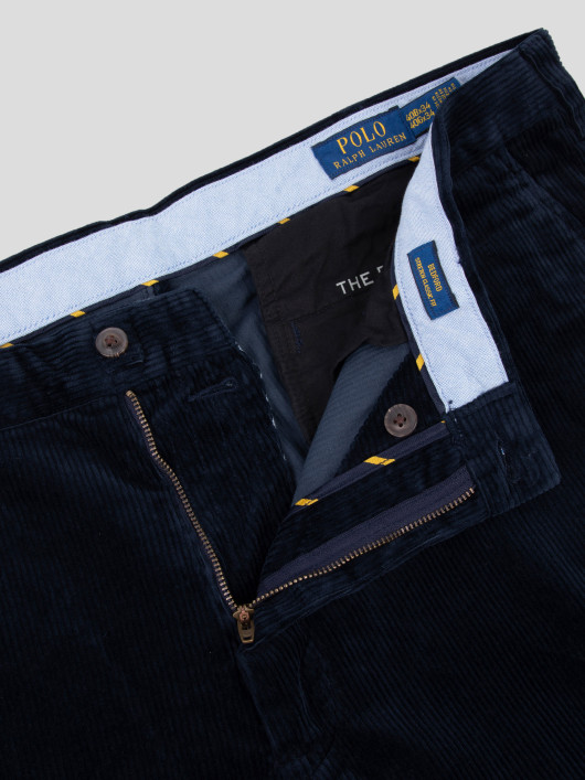 Pantalon Chino Velours Grande Taille Marine