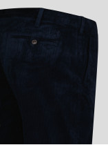 Pantalon Chino Velours Grande Taille Marine