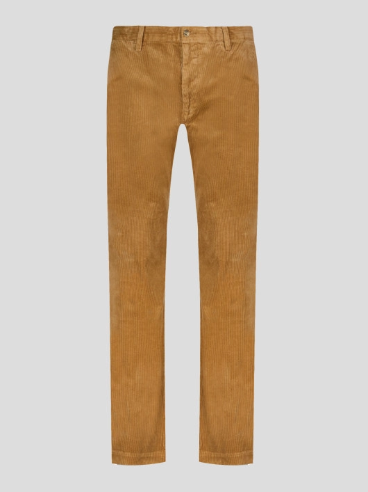 Pantalon Chino Velours Grande Taille Beige